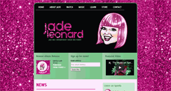 Desktop Screenshot of jadeleonard.com